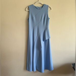 Calvin Klein midi pastel blue dress
